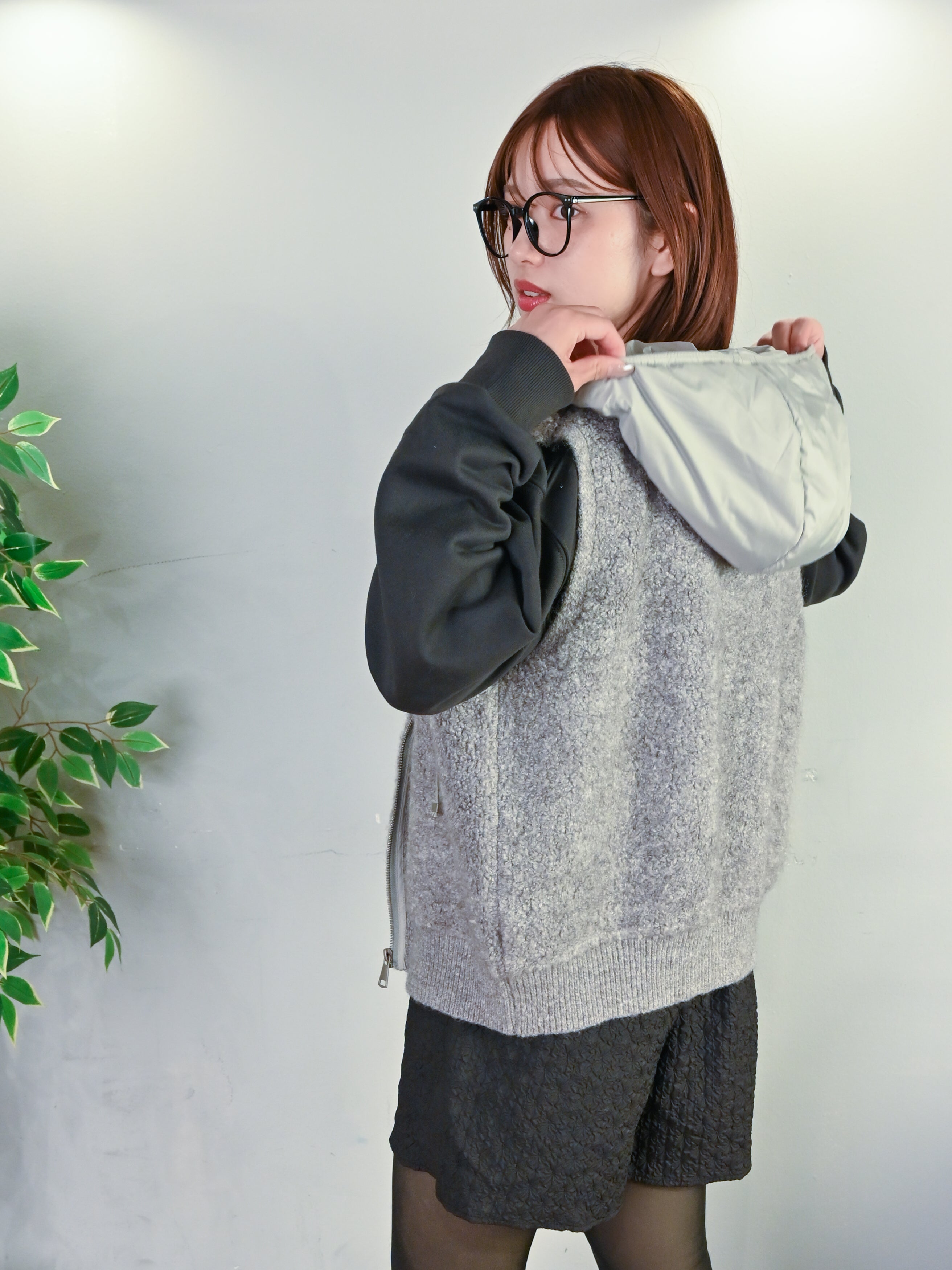 もこシャカあったかフーディベスト#25711001