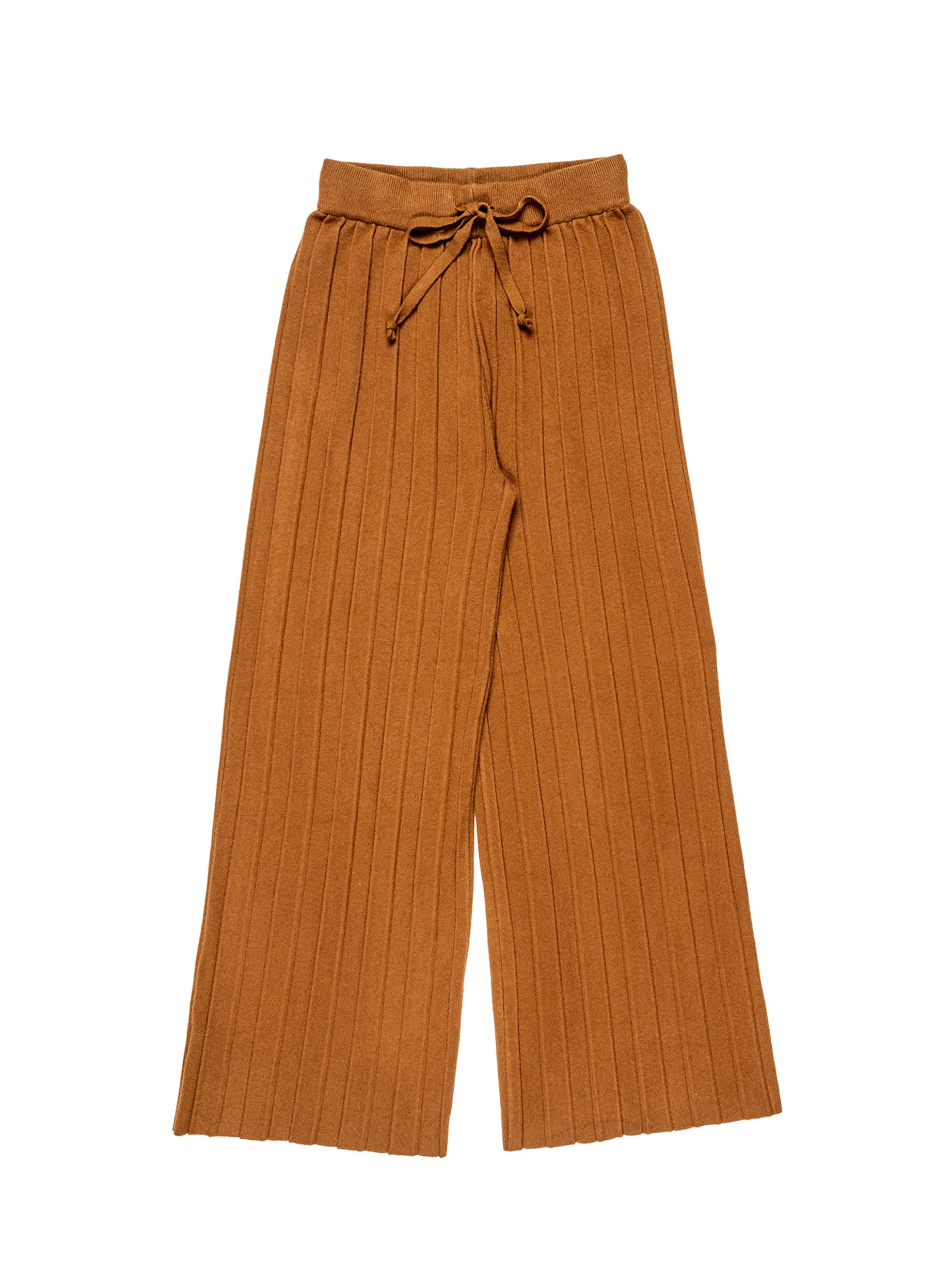 プリーツ見えニット・ワイドパンツ#25831006