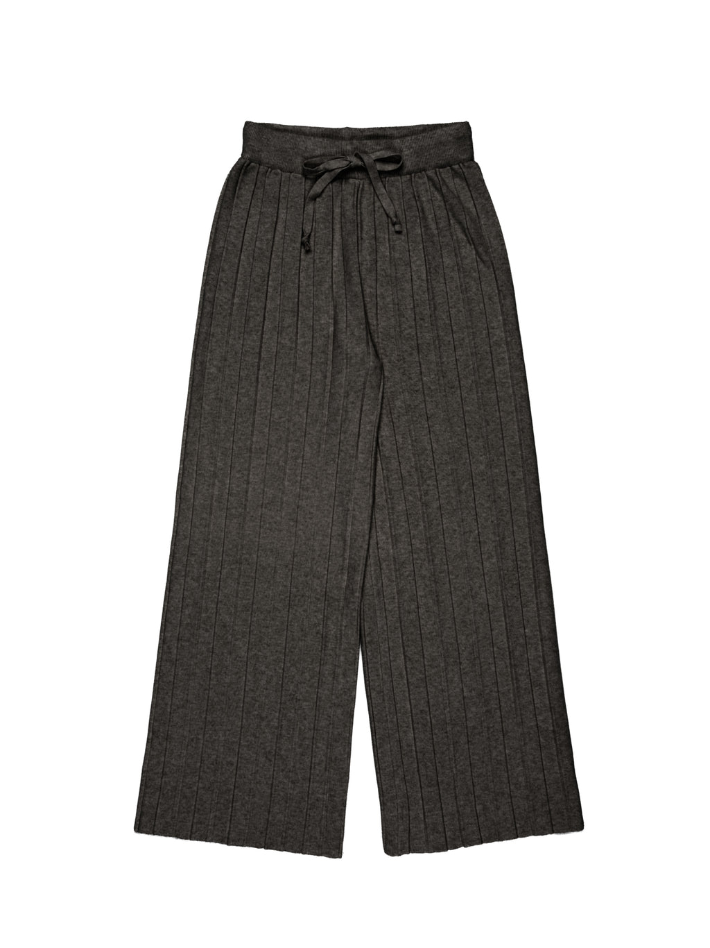 プリーツ見えニット・ワイドパンツ#25831006