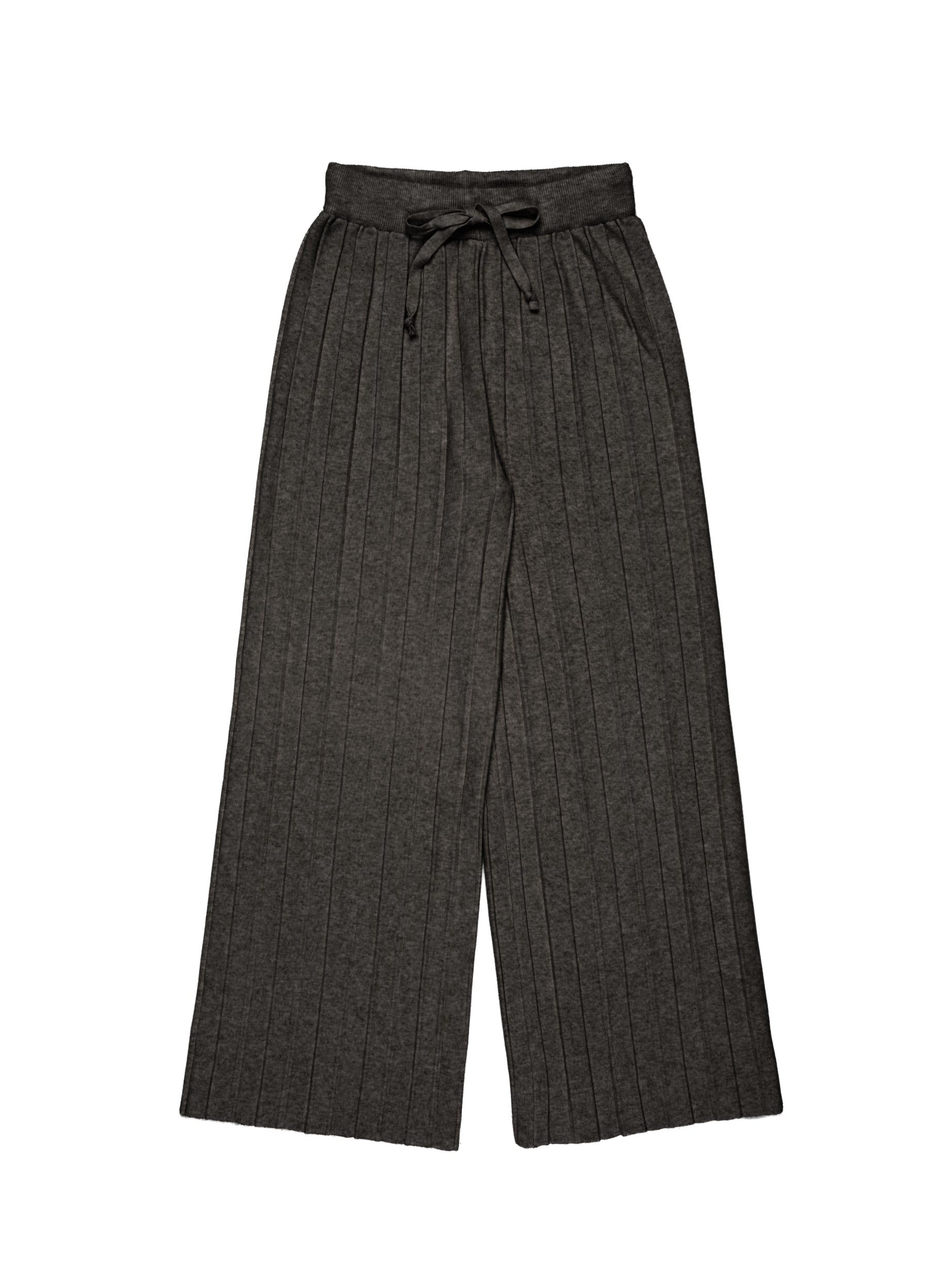 プリーツ見えニット・ワイドパンツ#25831006
