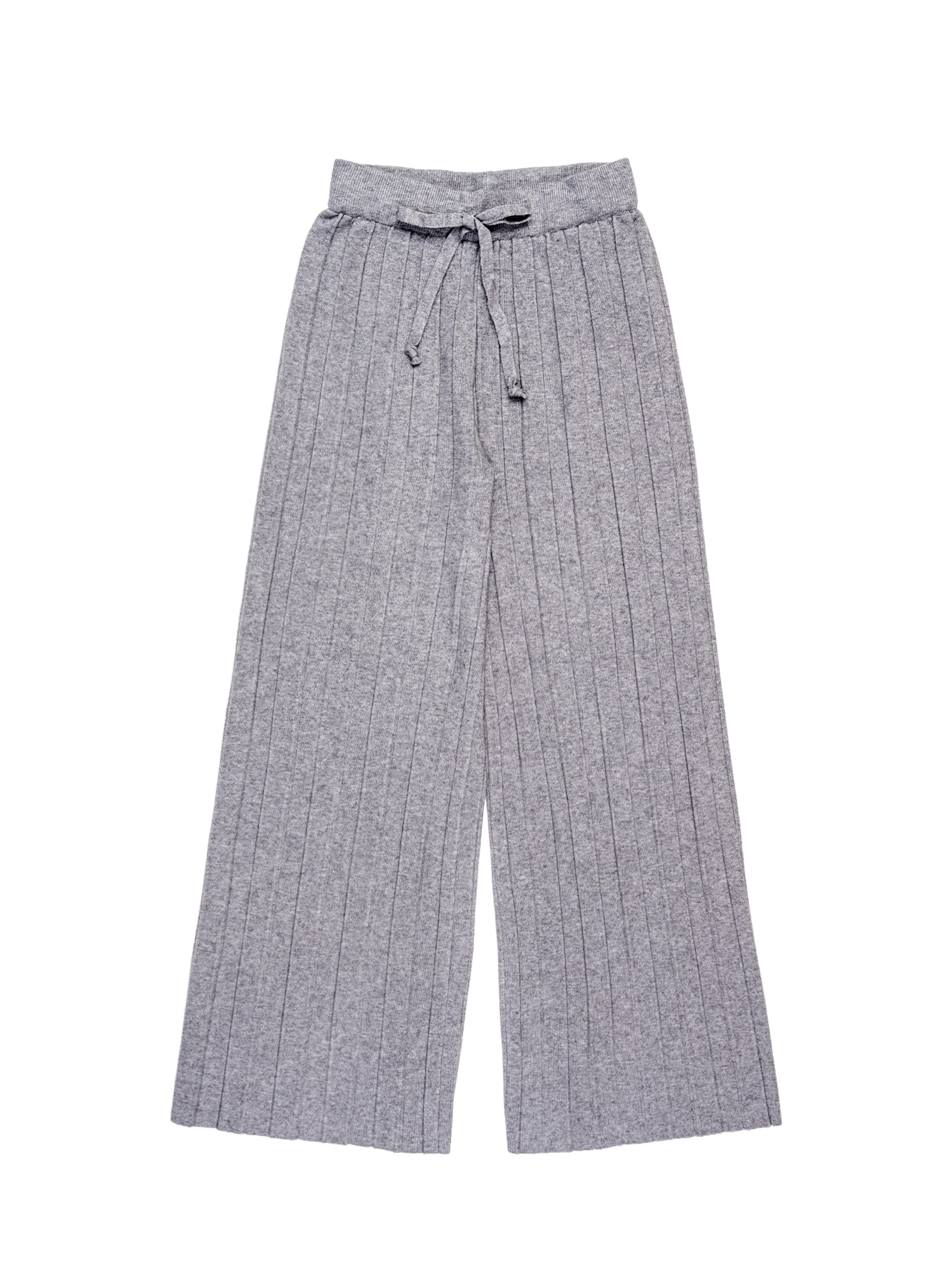 プリーツ見えニット・ワイドパンツ#25831006