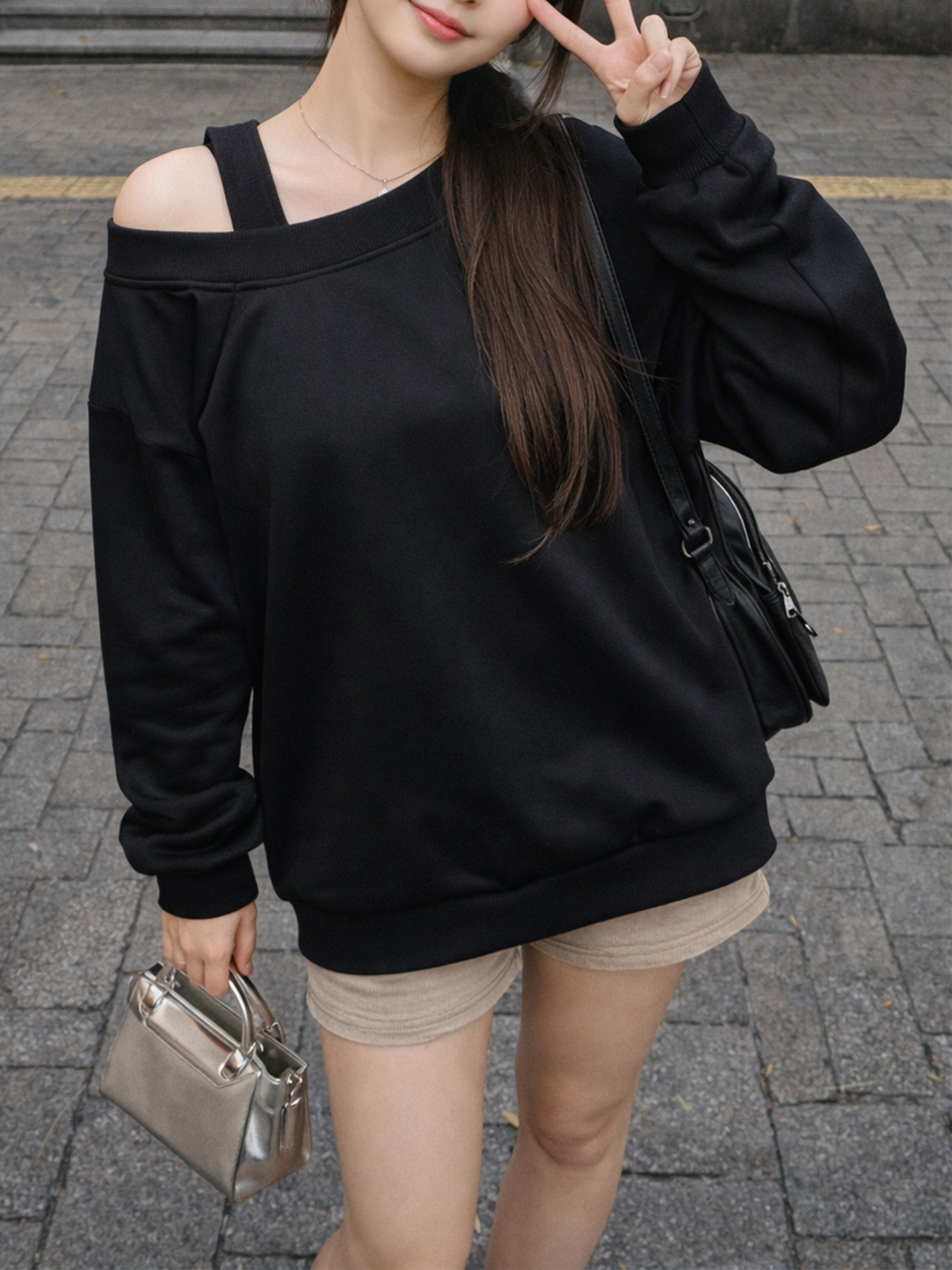 ワンショルストラップスウェット 26131002#