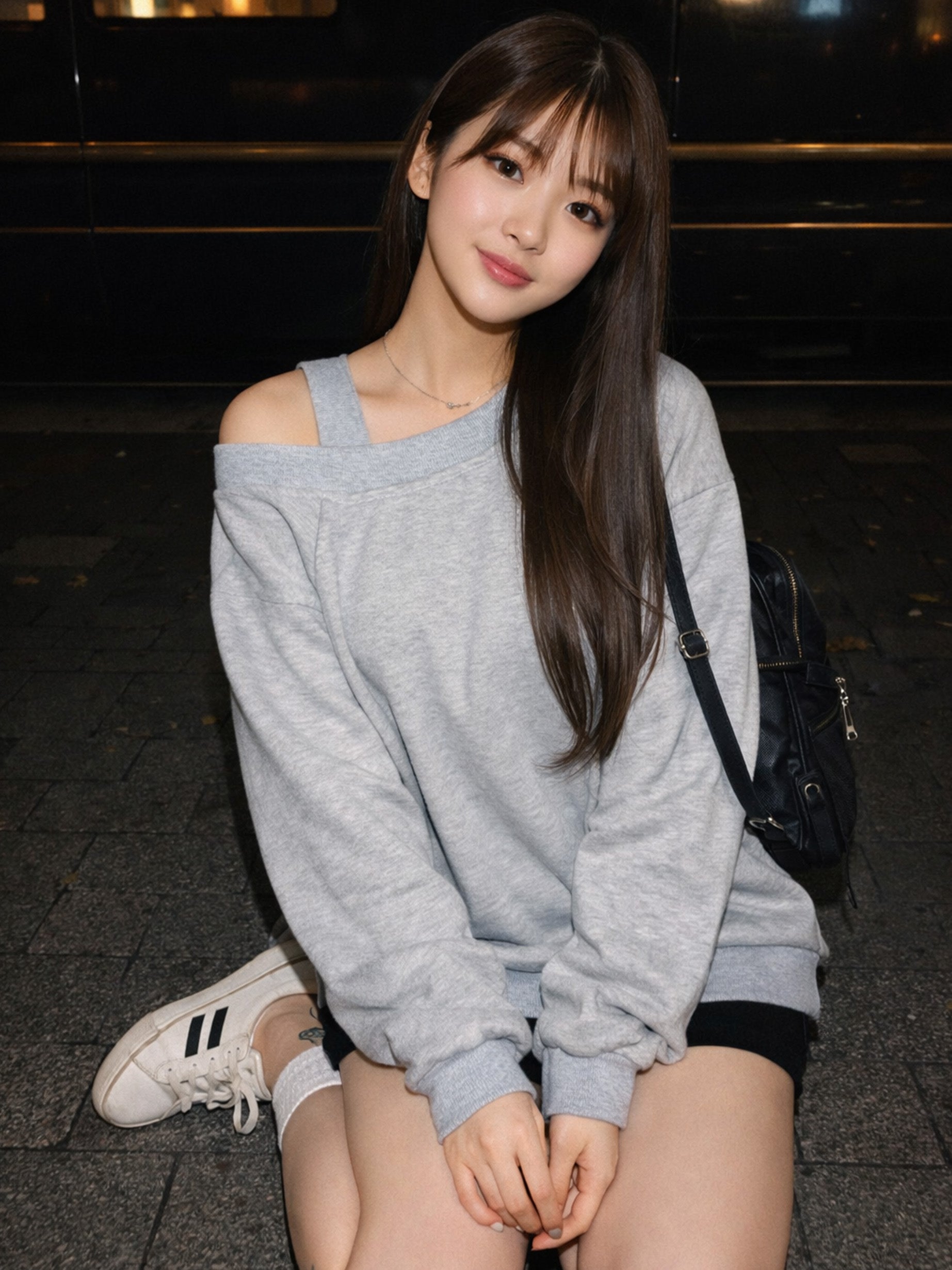 ワンショルストラップスウェット 26131002#