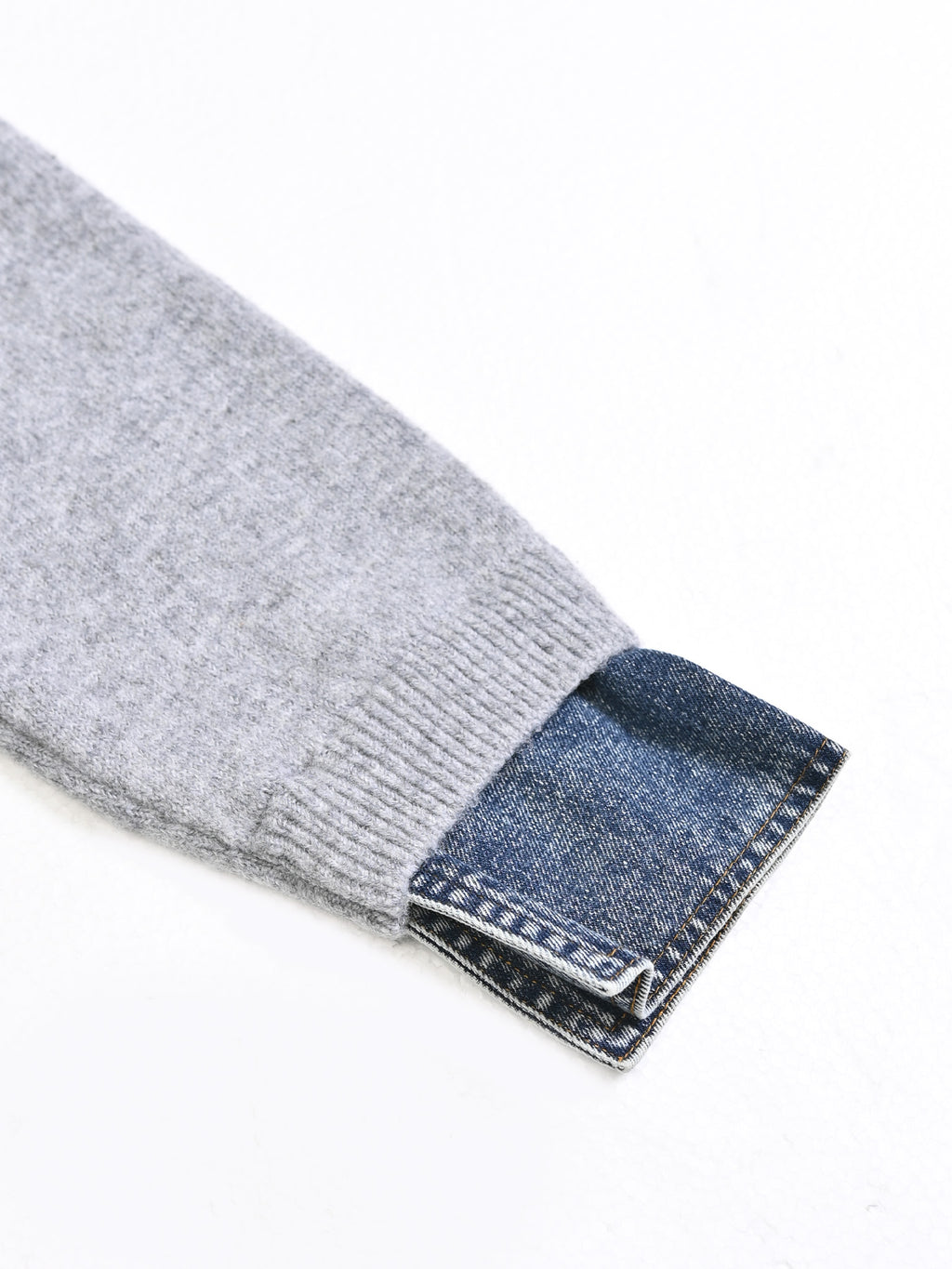 デニムシャツドッキングカーデ25811007#