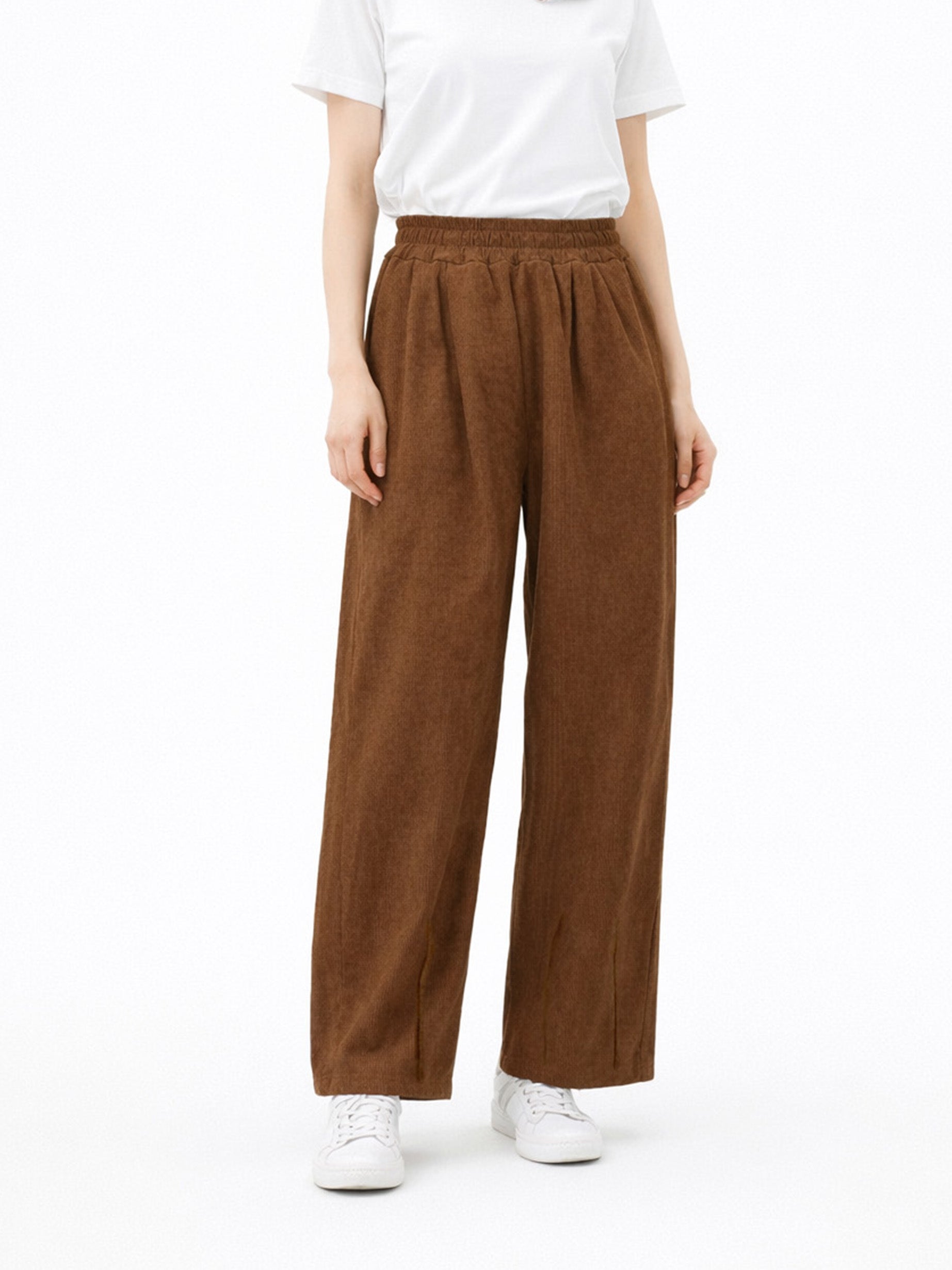 コーデュロイチルカーブパンツ 26131003#